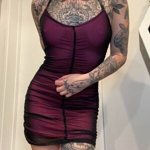 Dolls Kill Club Exx body con dress 3X plus size